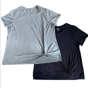 2 Pack Knotted Activewear Top